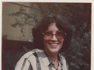 Lois in 1980 when she was going to teach in Nigeria