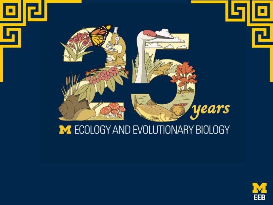 EEB is celebrating its 25th anniversary and the rich history of ecology and evolution at the University of Michigan 