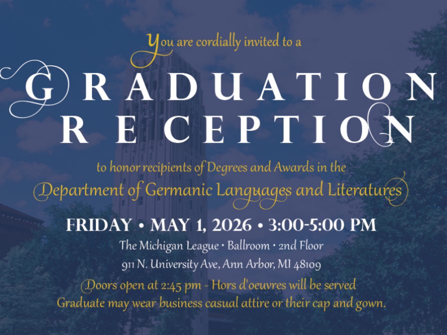 2026 graduation invitation 5/1 3-5pm at the League Ballroom