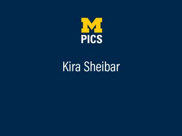 Kira Sheibar, Bachelor of Arts, International Studies
