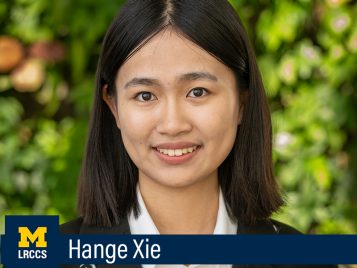 Hange Xie, Master of Arts in International and Regional Studies, Chinese Studies Specialization