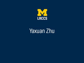 Yaxuan Zhu, Master of Arts in International and Regional Studies, Chinese Studies Specialization