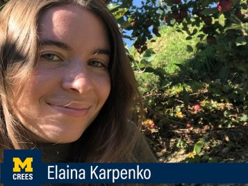 Elaina Karpenko, Master of Arts in International and Regional Studies, Russian, East European, and Eurasian Studies Specialization