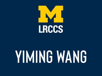 Yiming Wang, Master of Arts in International and Regional Studies, Chinese Studies Specialization