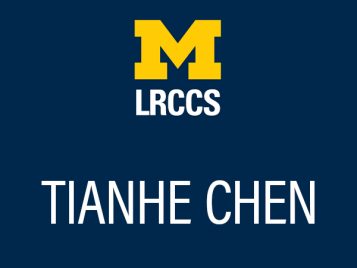 Tianhe Chen, Master of Arts in International and Regional Studies, Chinese Studies Specialization