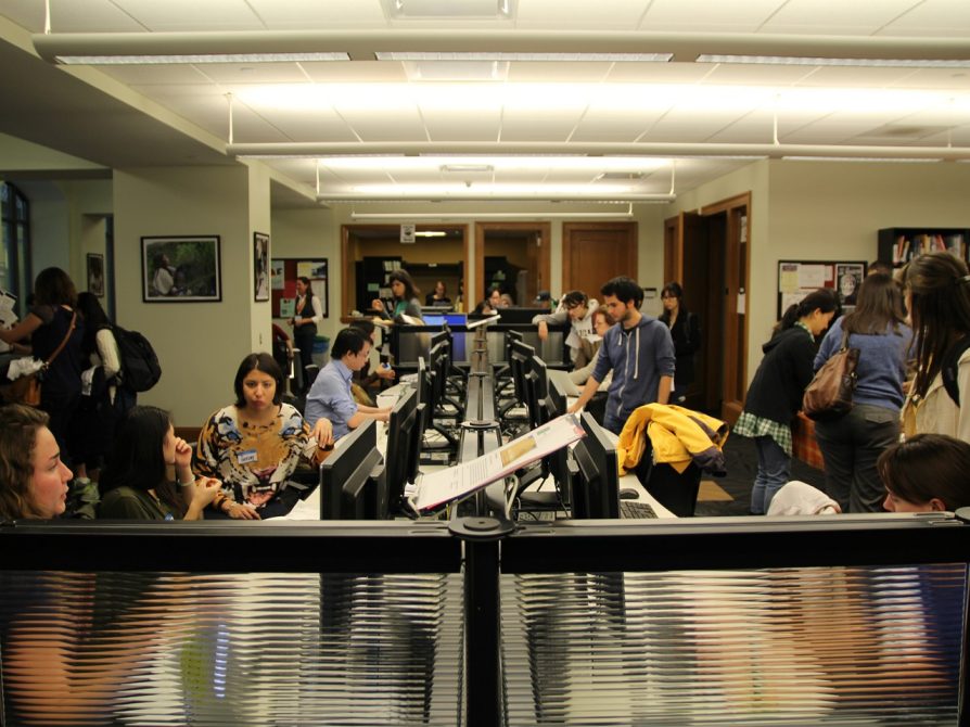 busy computer lab