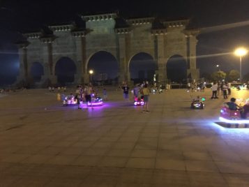 Bumper Cars on Cai Ancestor Plaza 