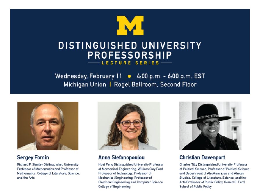 Sergey Fomin- Distinguished University Professorship 