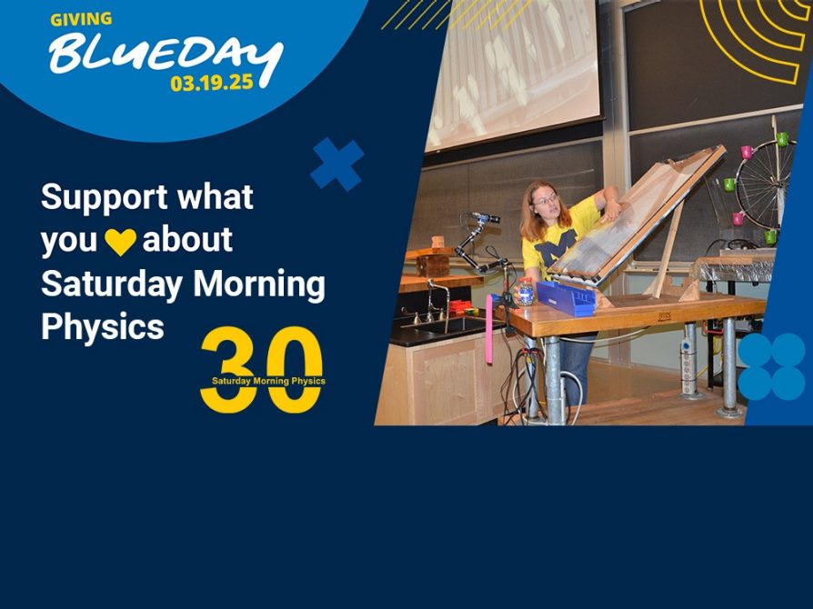 Celebrate 30 Years of Saturday Morning Physics! 