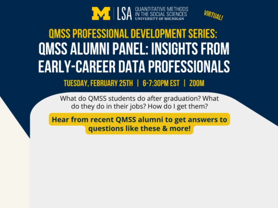 Learn about data-related careers from QMSS alumni! 