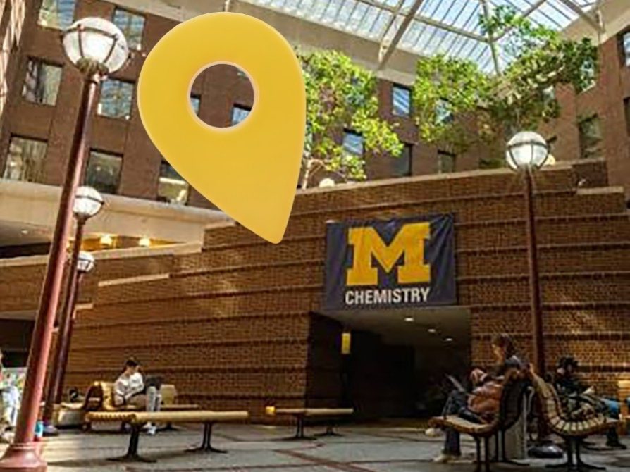 WE'VE MOVED to our temporary location in the Chemistry Building!  