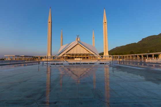 Faisal Mosque in Islamabad, Pakistan