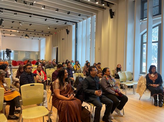 Seated audience listening to keynote 