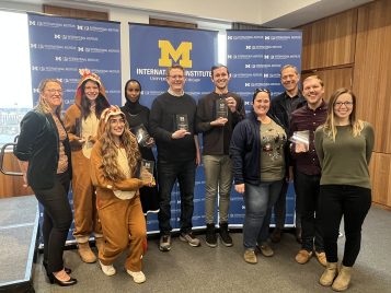 Photo of the 2024 II Staff Awardees with II director and chief administrator