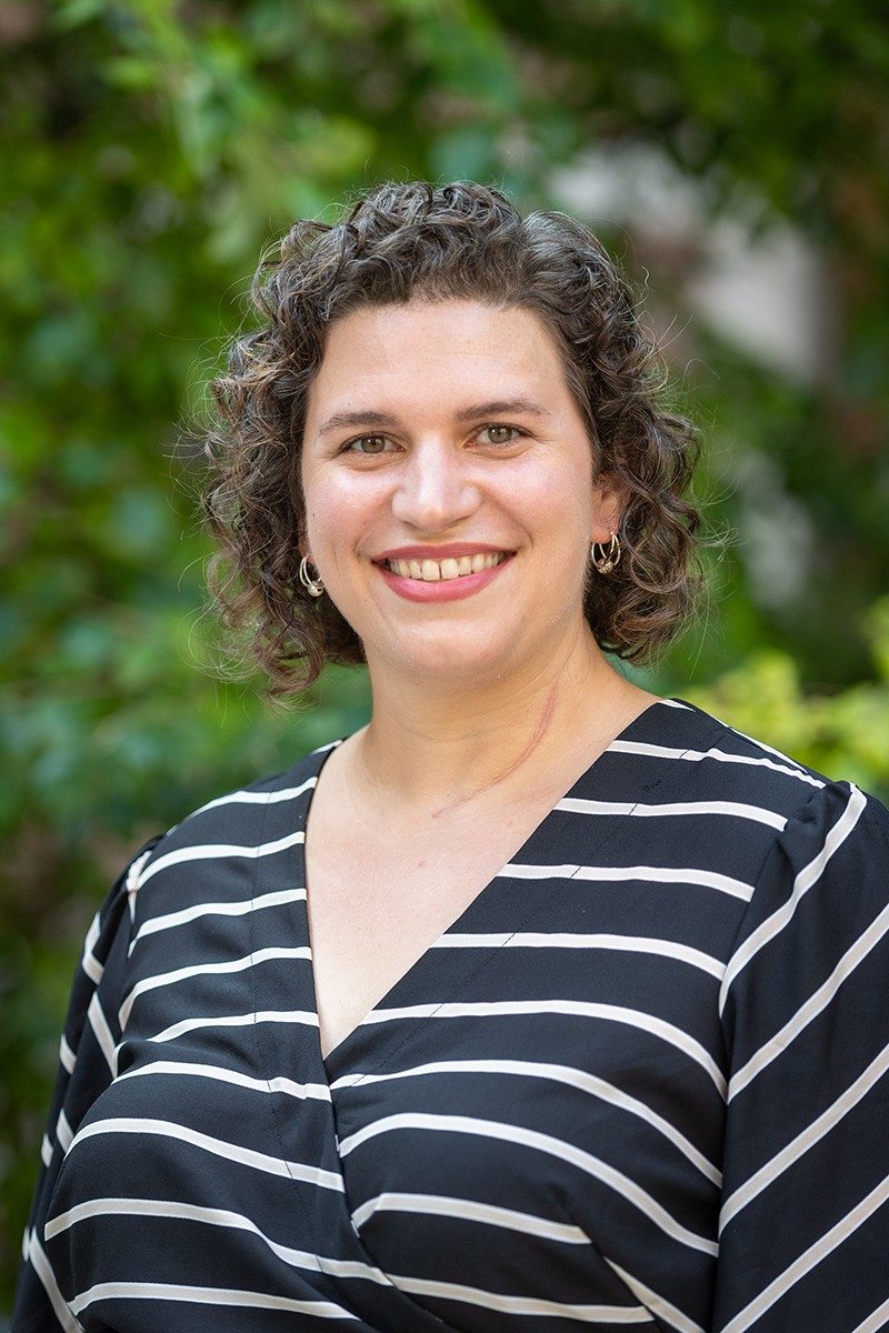 Photograph of Charlotte Karem Albrecht, Associate Professor, Director of Arab and Muslim American Studies Program