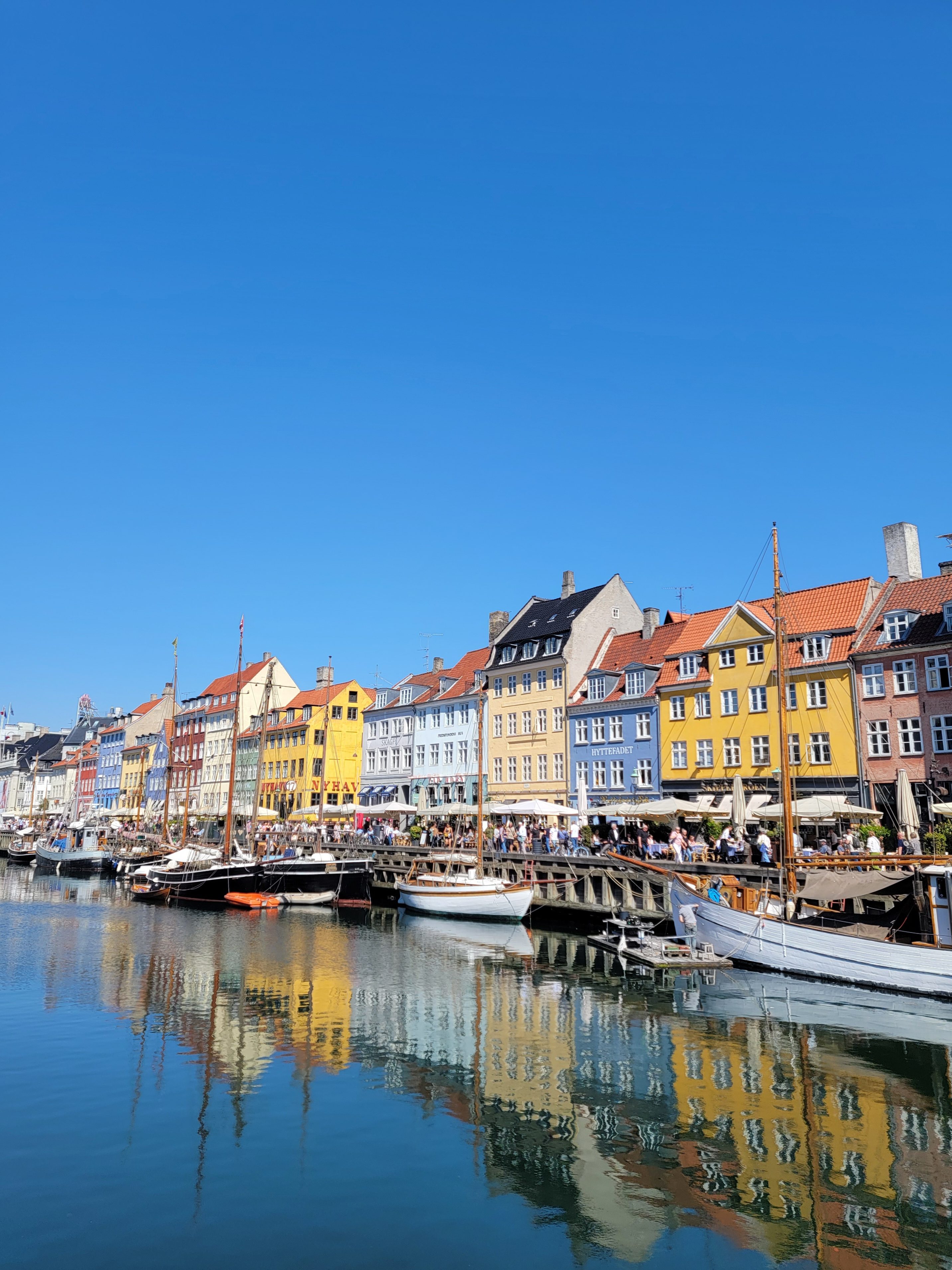 colorful buildings of Nyhavn in Copenhagen