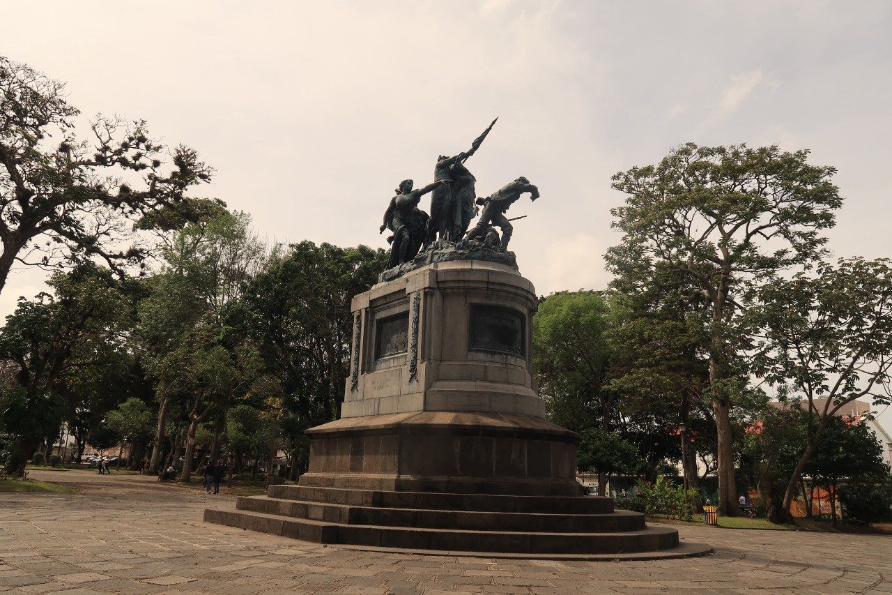 The national monument of Costa Rica found in the center of San Jose, representing how Costa Rican´s got independence by fighting William Walker.