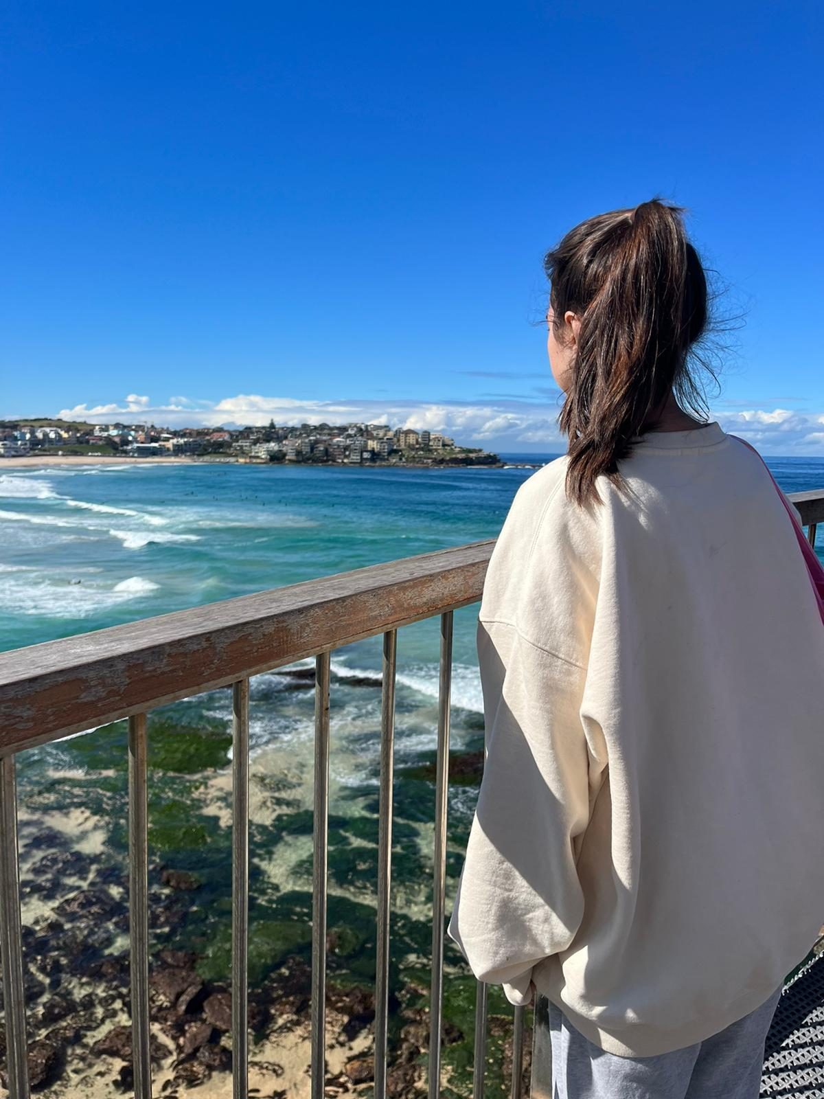 Mandy overlooking Bondi Beach