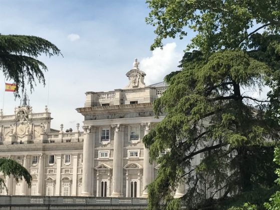 The Royal Palace in Madrid, Spain