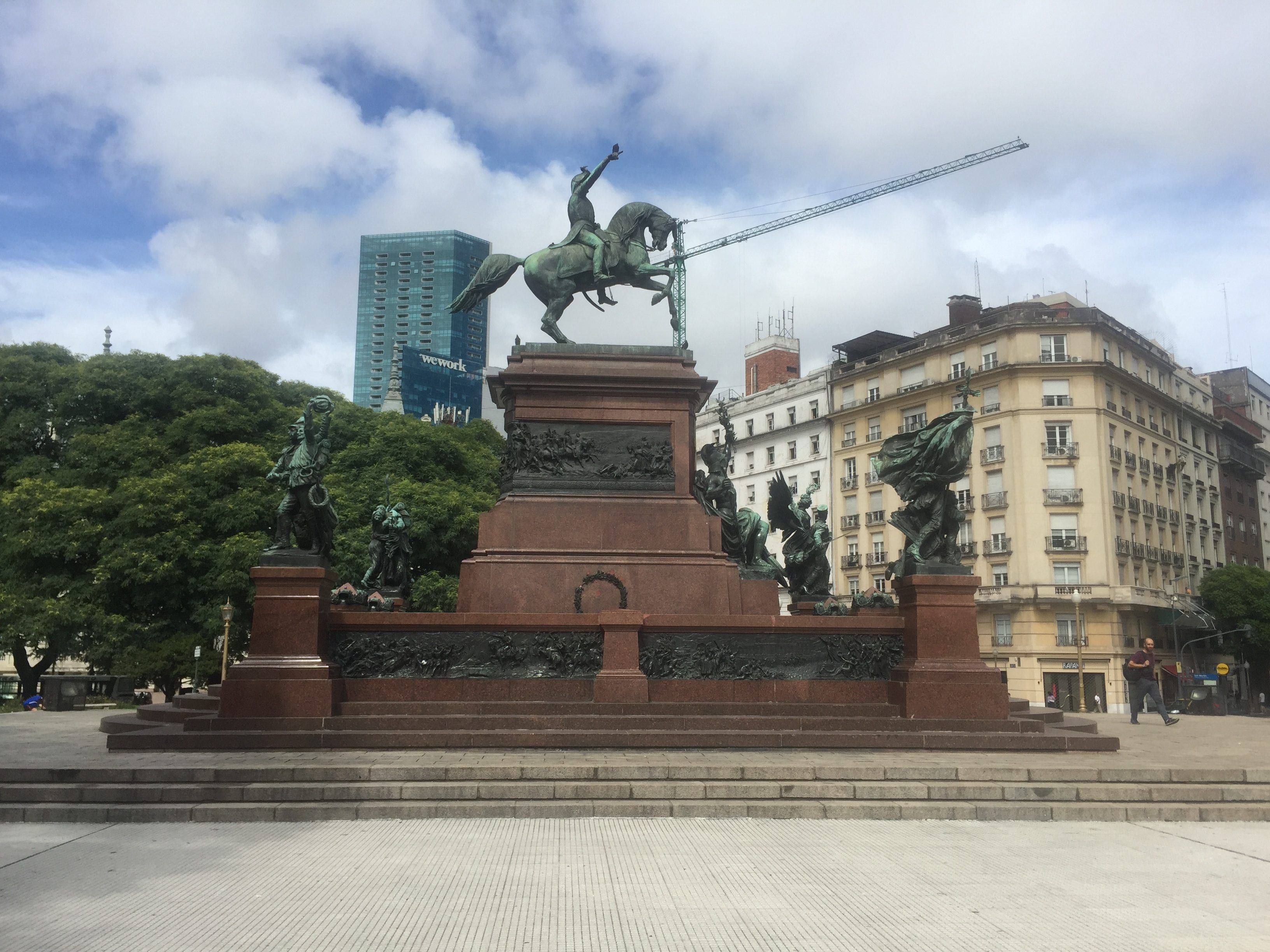 A photograph of the Plaza de San Martin