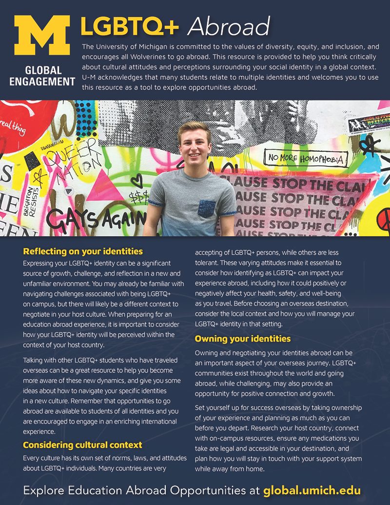 Download this resource to help continue your research on navigating your identity abroad. 