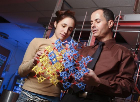 Omar M. Yaghi and former graduate student Andrea Sudik