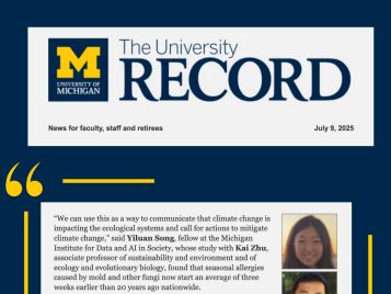 Screenshot of The Record article