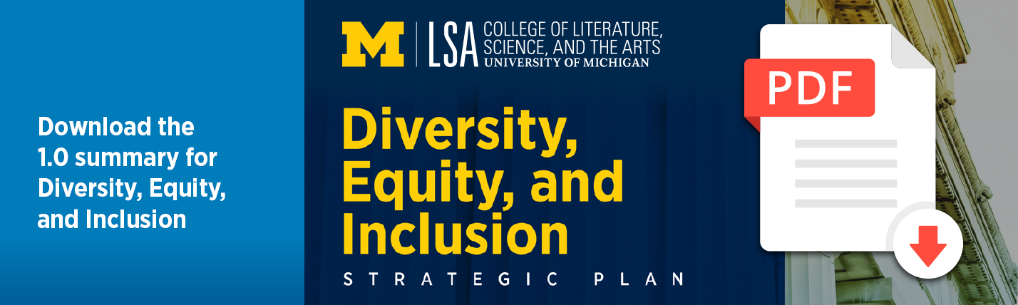 Download LSA's Strategic Plan for Diversity, Equity, and Inclusion