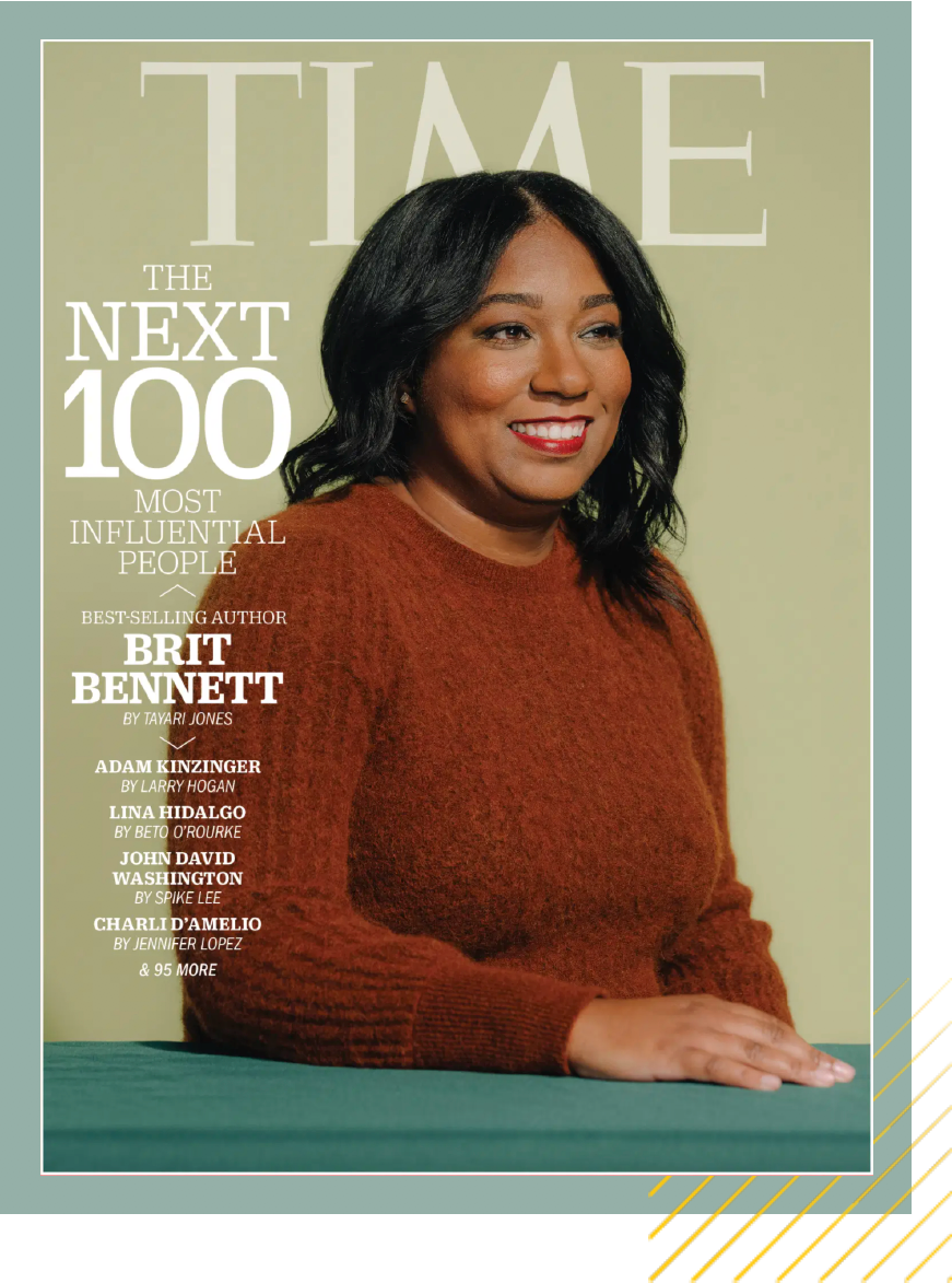 Brit Bennet on the cover of TIME.