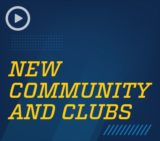 New community and clubs video preview