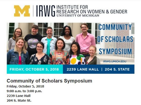 irwg community of scholars symposium