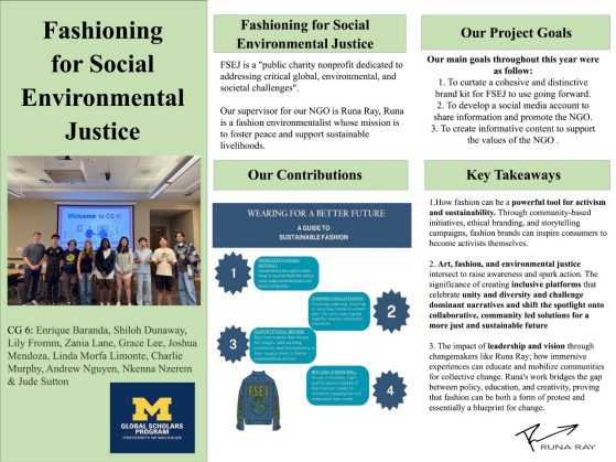 Poster 6: Fashioning for Social Environmental Justice