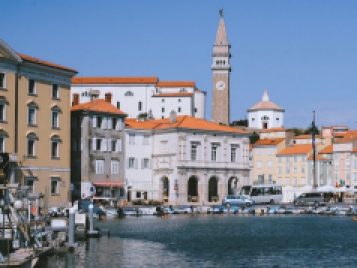 Slovenia buildings & sea 3