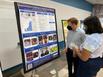 HSF Student Showing Poster