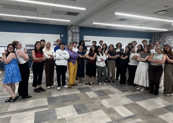 HSF 2025 students gathered for their Poster Session