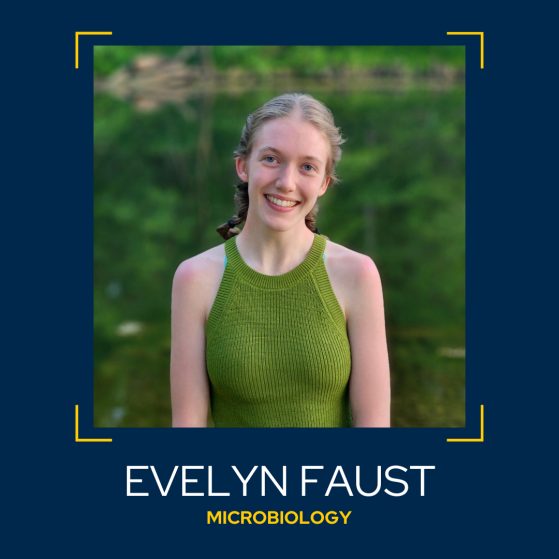 Image of Evelyn Faust, Microbiology major. 