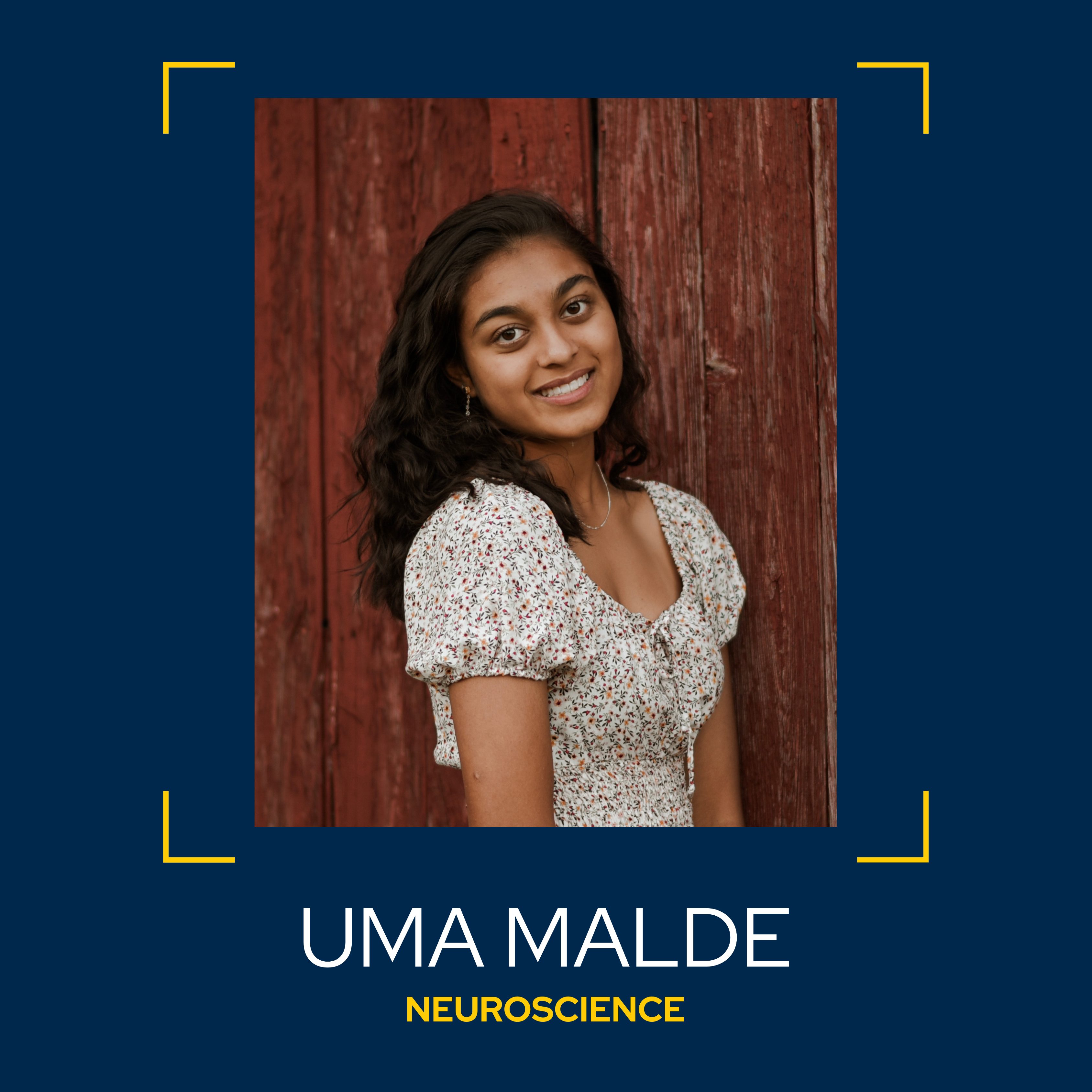 Uma Malde - Neuroscience