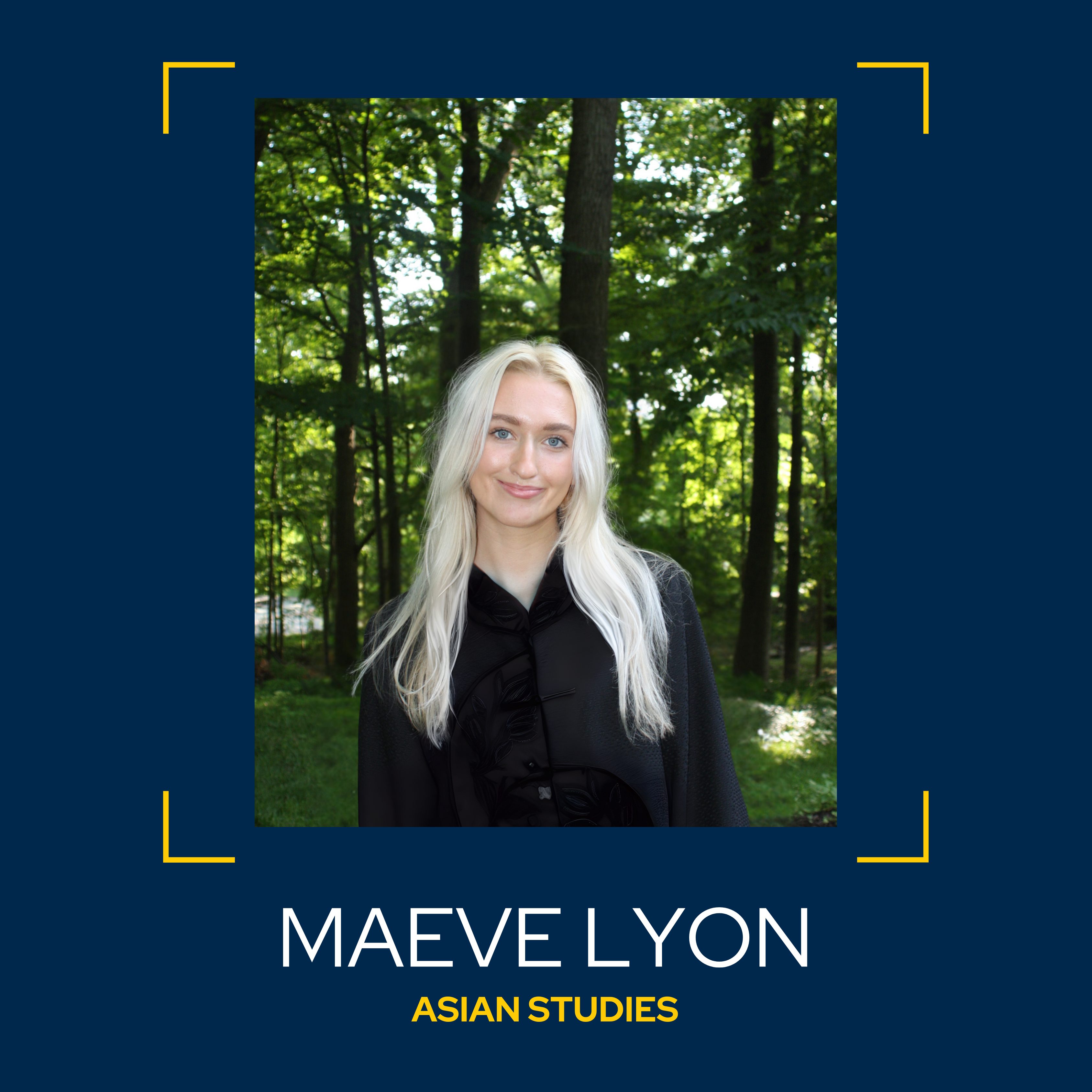 Maeve Lyon - Asian Studies
