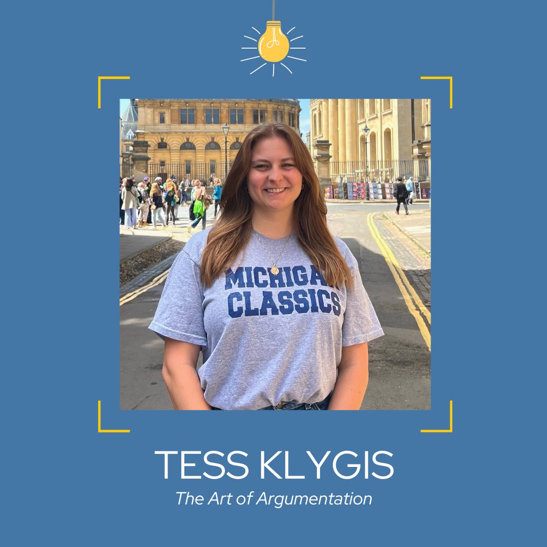 Image of Tess Klygis, instructor of The Art of Argumentation