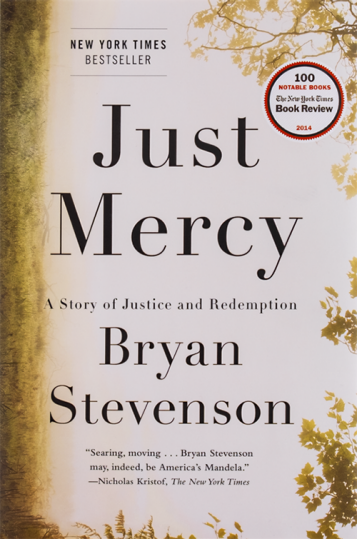 Book cover for "Just Mercy" by Bryan Stevenson