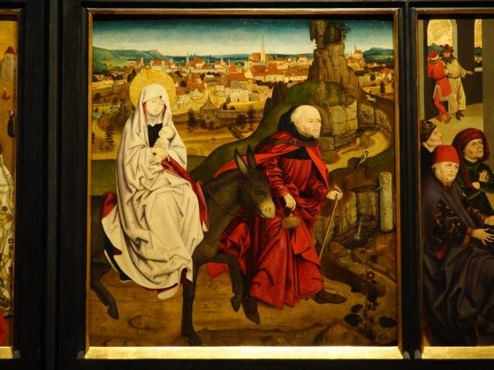 Master of the Schotten Altarpiece. Schotten Altarpiece (Die Flucht nach Ägypten), 1479/80. Schottenkirche, Vienna.