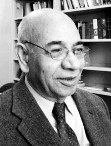 Black and white portrait of Professor Rammuny
