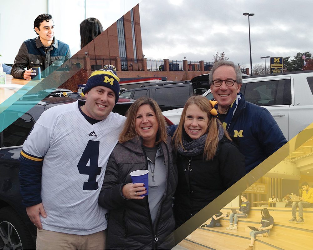 The Gerstein family outside the big house