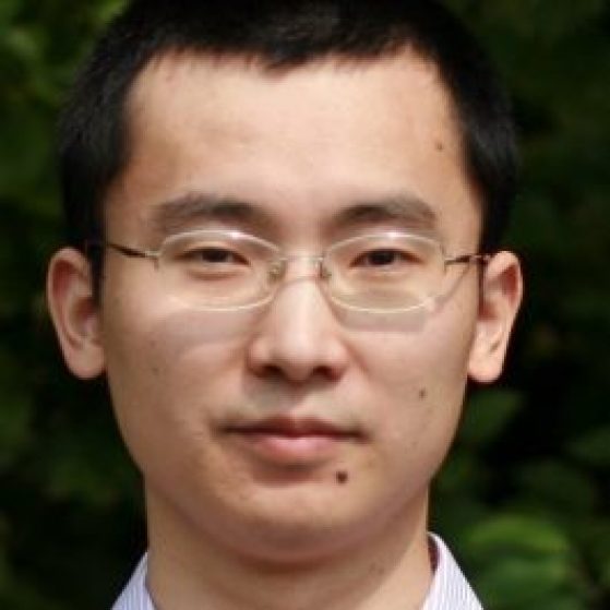 Professor Kai Sun in a white shirt