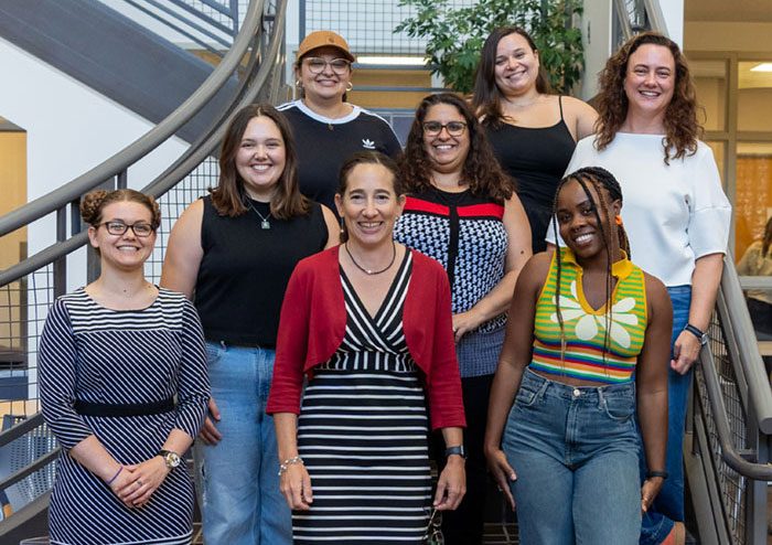 2023 GFP faculty and graduate students in East Hall