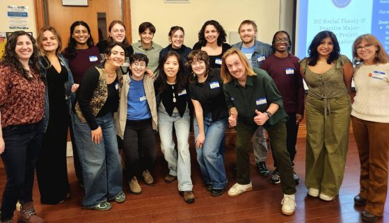 group of students with their professors