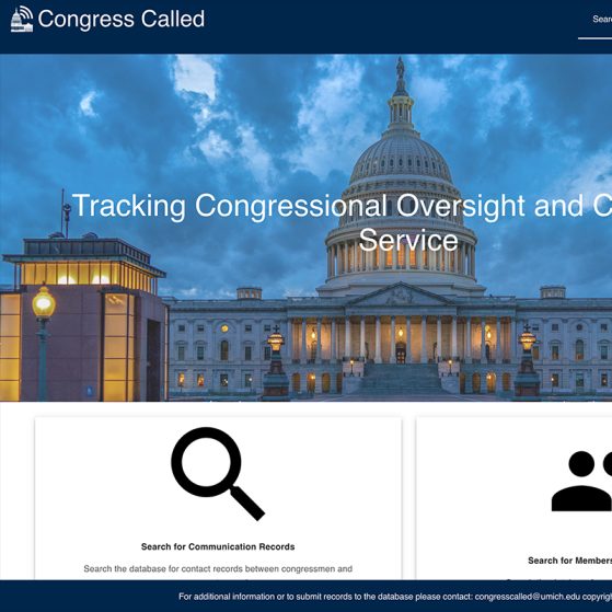 Congress Called Website Thumbnail