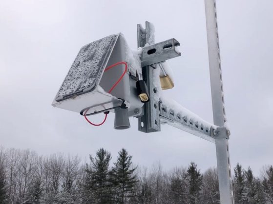 Sensor in snow
