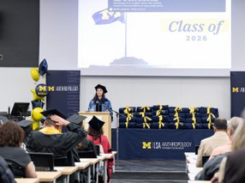 University of Michigan Department of Anthropology Graduation Ceremony 2026. Photos by Michigan Photography.