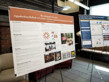 University of Michigan Department of Anthropology Honors Research Poster Symposium 2026. Photos by Michigan Photography.